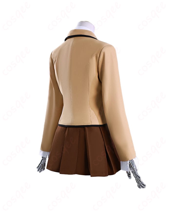 俺レベ 向坂雫 制服コスプレ衣装 背面デザイン｜刺繍＆プリーツ忠実再現