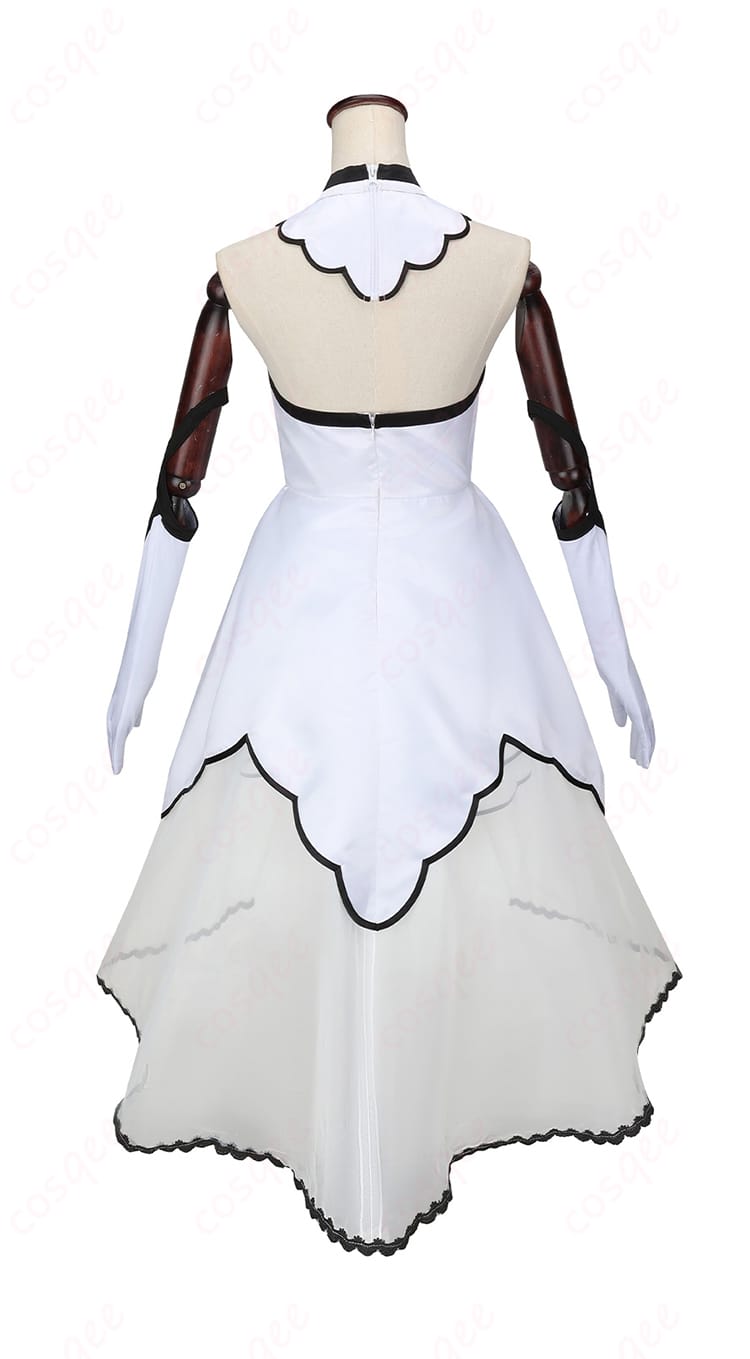 FGO アルクェイド コスプレ衣装 背面ビュー|ファスナー位置も要チェック