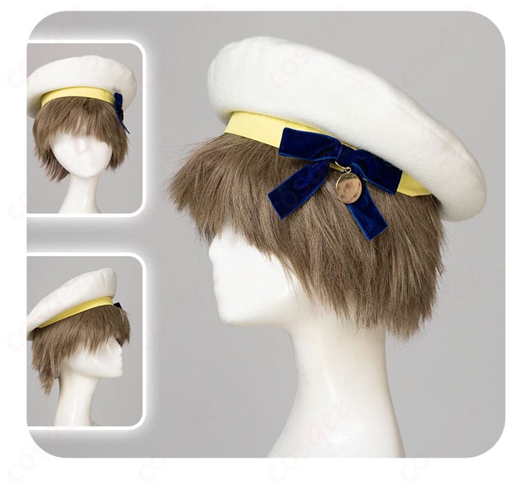 パープレックス コスプレ衣装 帽子飾りアップ|立体装飾を細部までチェック