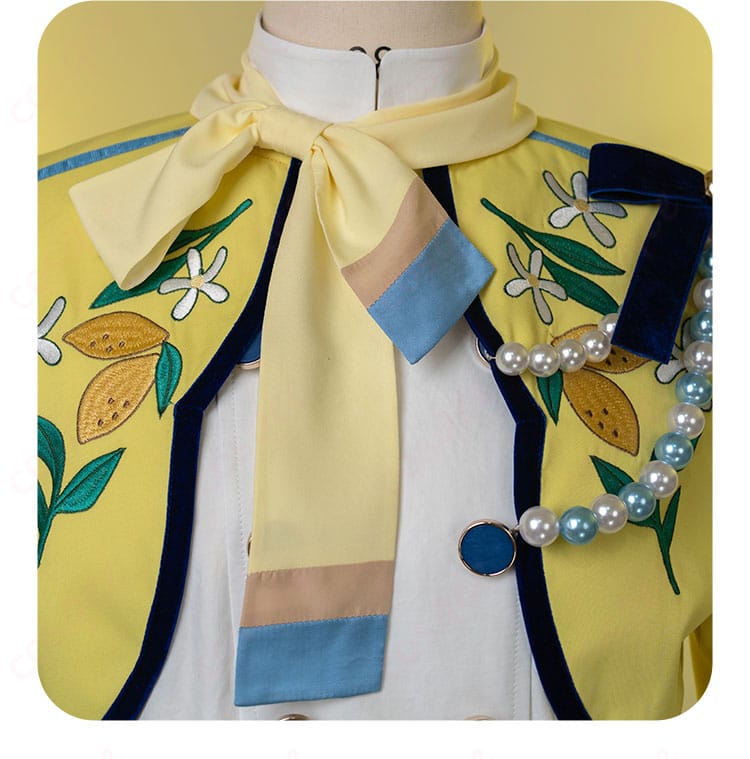 パープレックス コスプレ衣装 ネックアクセ&スカーフ拡大|キャラらしさを演出