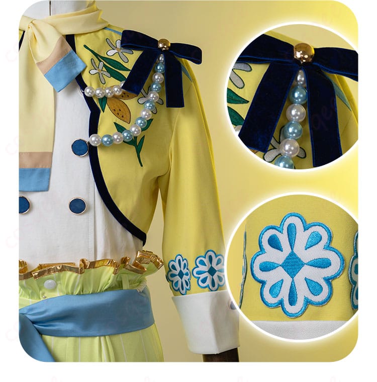 パープレックス コスプレ衣装 肩袖エポレット装飾|動いても崩れない仕立て