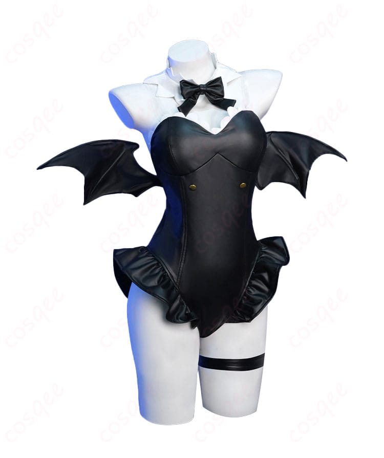 商品側面図。レム コスプレ衣装の側面とデザインの特徴をご覧いただけます。