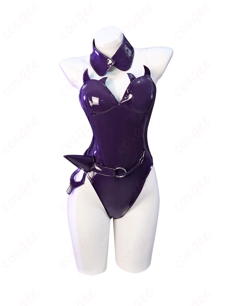 邪桒ナヅミ バニーガール コスプレ衣装 後ろ姿。細部までこだわった仕上がり。