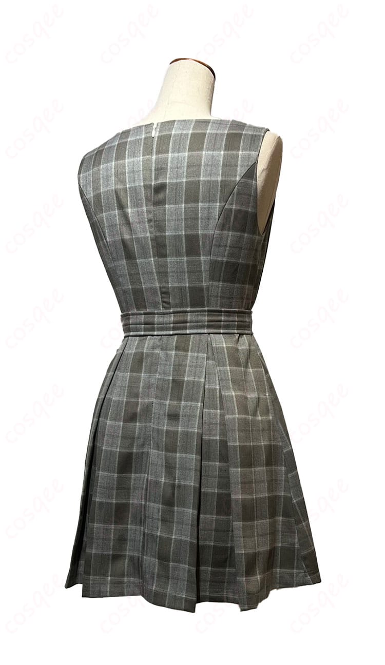 千早愛音 私服コスプレ衣装 スカートの背面装飾ディテール