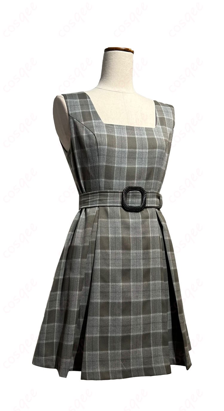 千早愛音 私服コスプレ衣装 スカートの前面装飾ディテール