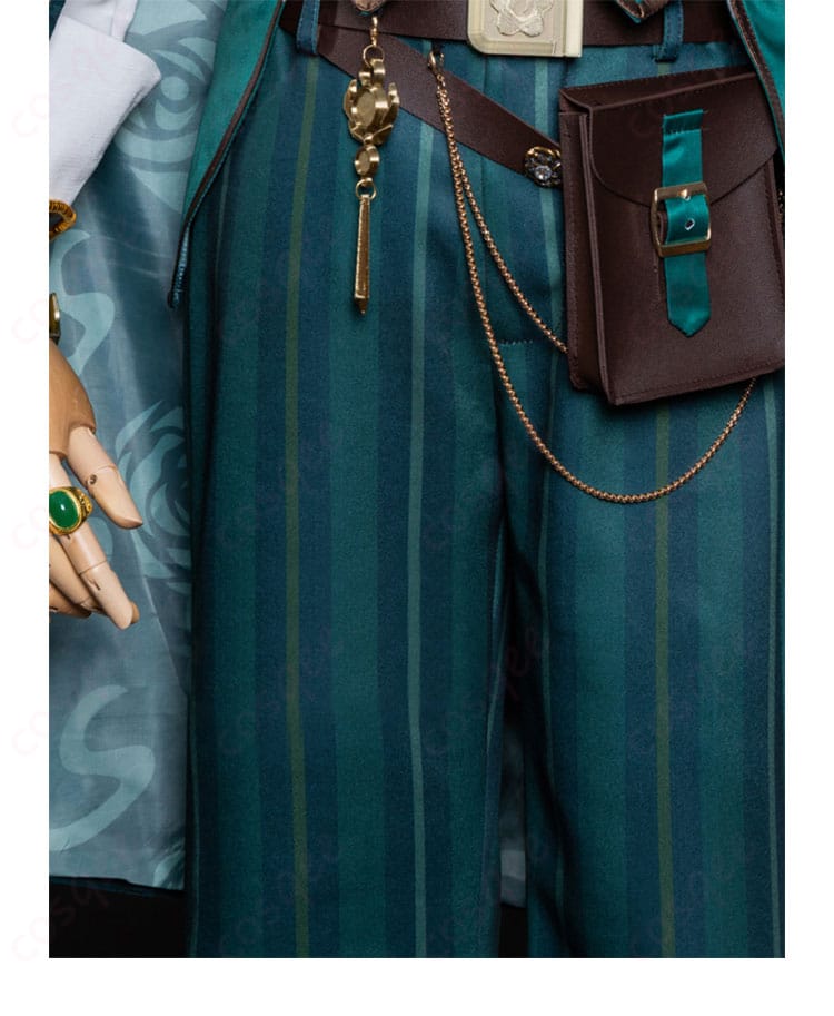 「第五人格」騎士(リチャード・スターリング)コスプレ衣装の腰部装飾ディテール。優雅なデザインと仕立てが特徴です。