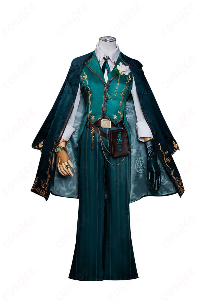 「第五人格」騎士(リチャード・スターリング)コスプレ衣装の正面画像。忠実に再現されたディテールが魅力です。