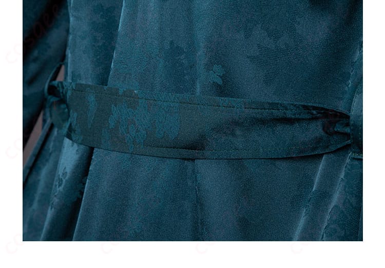 「第五人格」騎士(リチャード・スターリング)のコスプレ衣装の腰部分の系帯ディテール。スタイリッシュなデザインが際立ちます。