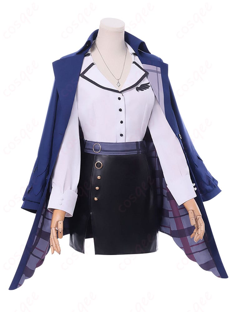 ネリッサ・レイヴンクロフトのコスプレ衣装の側面。美しいラインとディテールをしっかりと捉えた衣装。