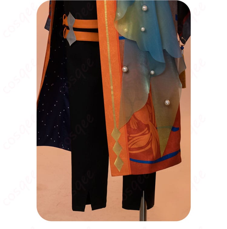 瞬祭礼衣装 裙裾の装飾とディテール、完璧な再現