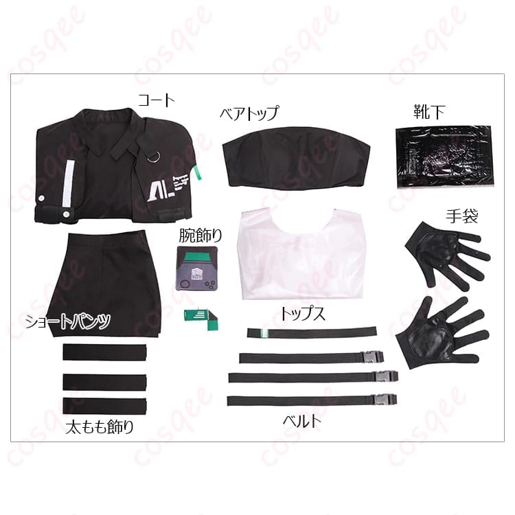 ドールズフロントライン2 トロロのミリタリー感を纏う多点セット衣装、撮影で映えて着やすい一着 - 5枚目の画像