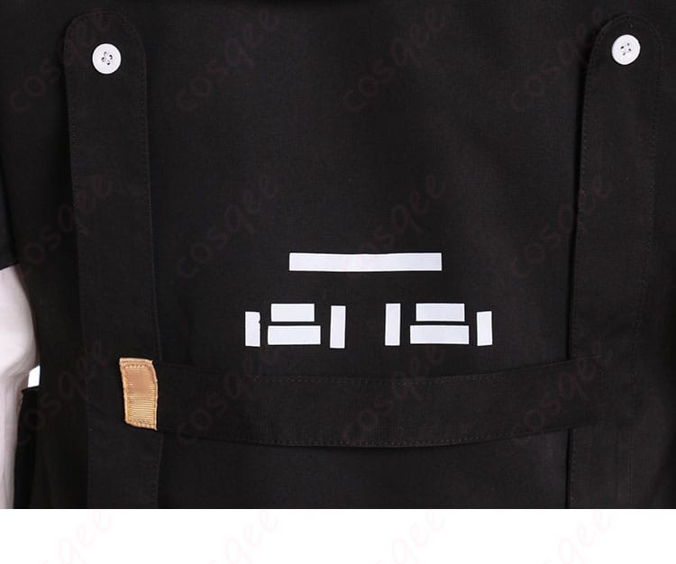 ドールズフロントライン2 トロロ コスプレ衣装の背面装飾 - 背面の細部デザインを強調