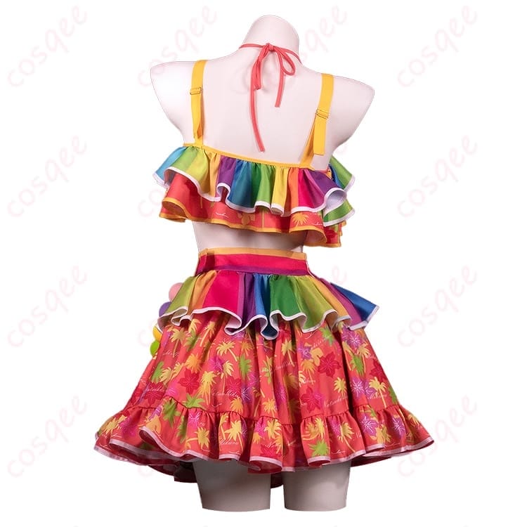 アイカツ！ 夏樹みくる コスプレ衣装 ビビッドカラーで映えるステージ映えセット - 3枚目の画像