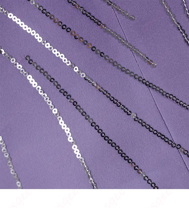 衣装全体の装飾細部。美しい仕上がりで再現されたデザイン。