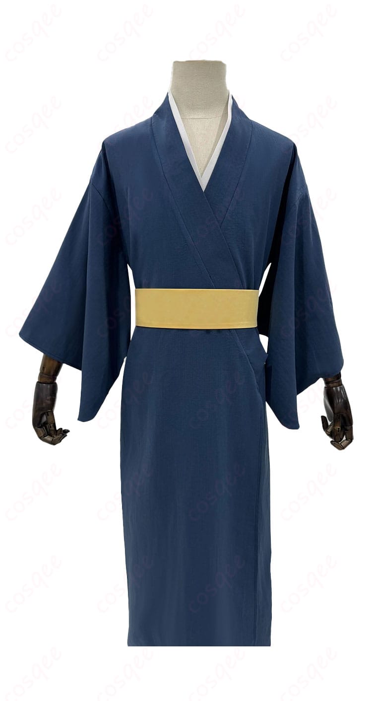 銀魂 桂小太郎 コスプレ衣装の襟装飾の細部。美しい刺繍と豪華なデザイン。