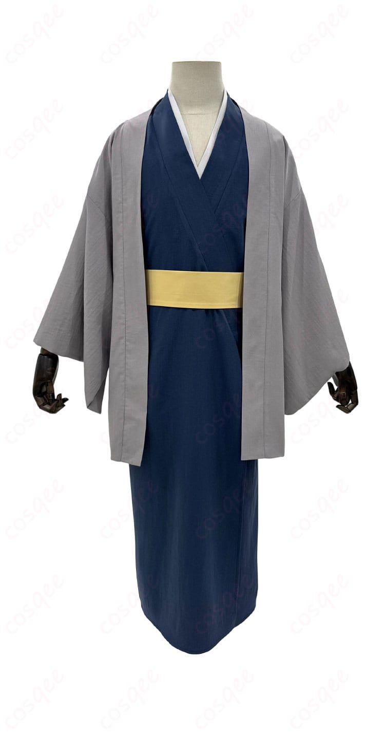 銀魂 桂小太郎 コスプレ衣装の正面画像。高品質な和服と羽織が完全再現されています。