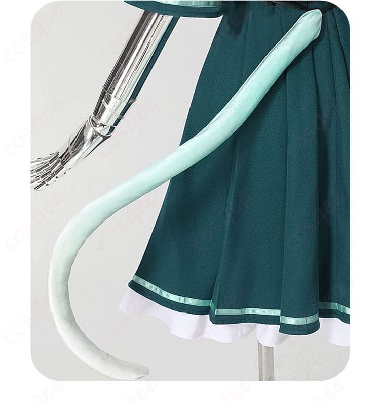 草薙寧々 コスプレ衣装 cat life 尻尾の装飾 詳細なデザイン