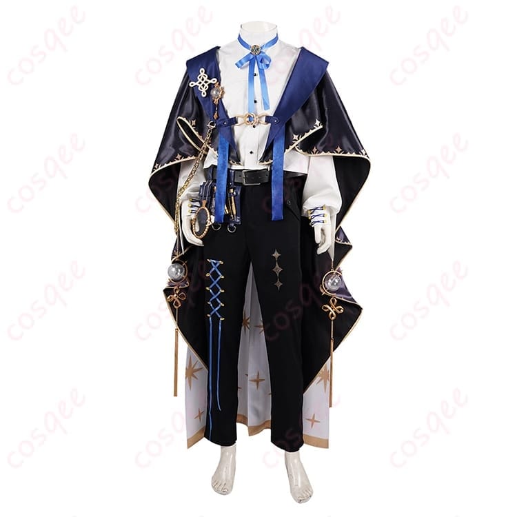 にじさんじ 星導ショウ 鑑定士コスチューム 重ね着が映えるミステリアスな一着 - 1枚目の画像