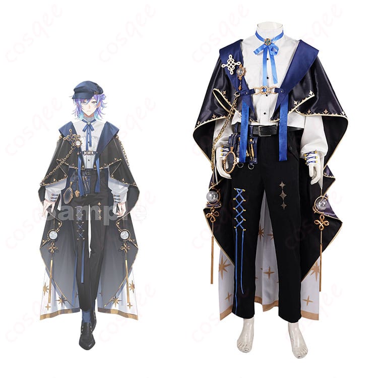 にじさんじ 星導ショウの鑑定士の服コスプレ衣装を着たキャラクターの画像。コスプレ衣装の全体像を確認できます。