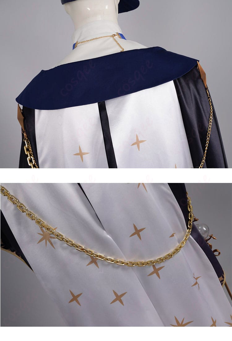 背中の装飾ディテール。後ろ姿も華やかで、細部にまでこだわりが感じられます。