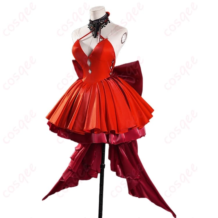 式波・アスカ・ラングレーの海軍風ドレスで凛と映えるコスプレ衣装 - 2枚目の画像