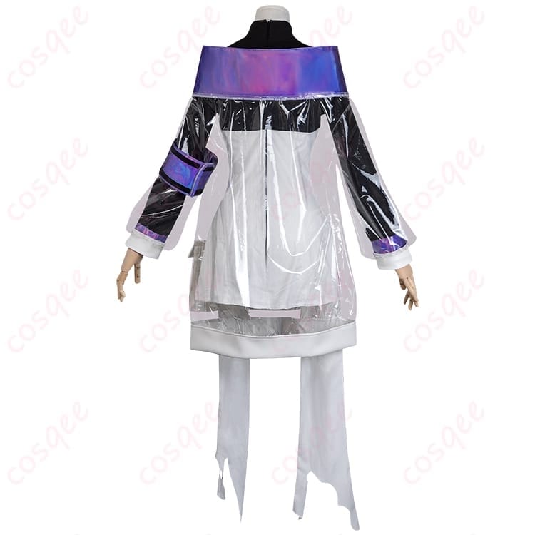 アークナイツ エブラナ コスプレ衣装 ダークエレガントに映える重厚シルエット - 2枚目の画像