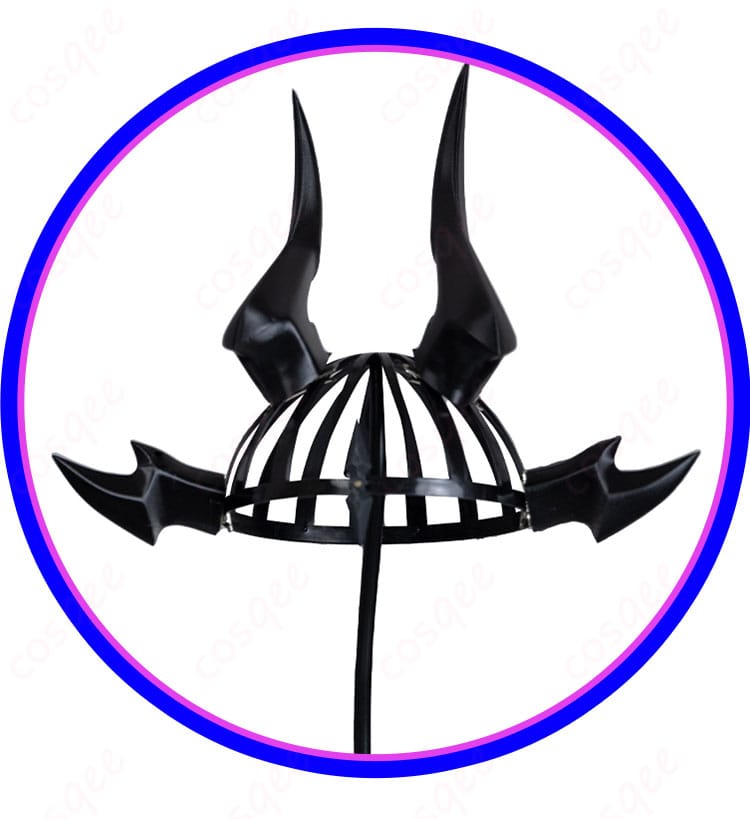 エブラナ・ダブリン コスプレ衣装の髪飾りのディテール。キャラクターの髪飾りを忠実に再現。