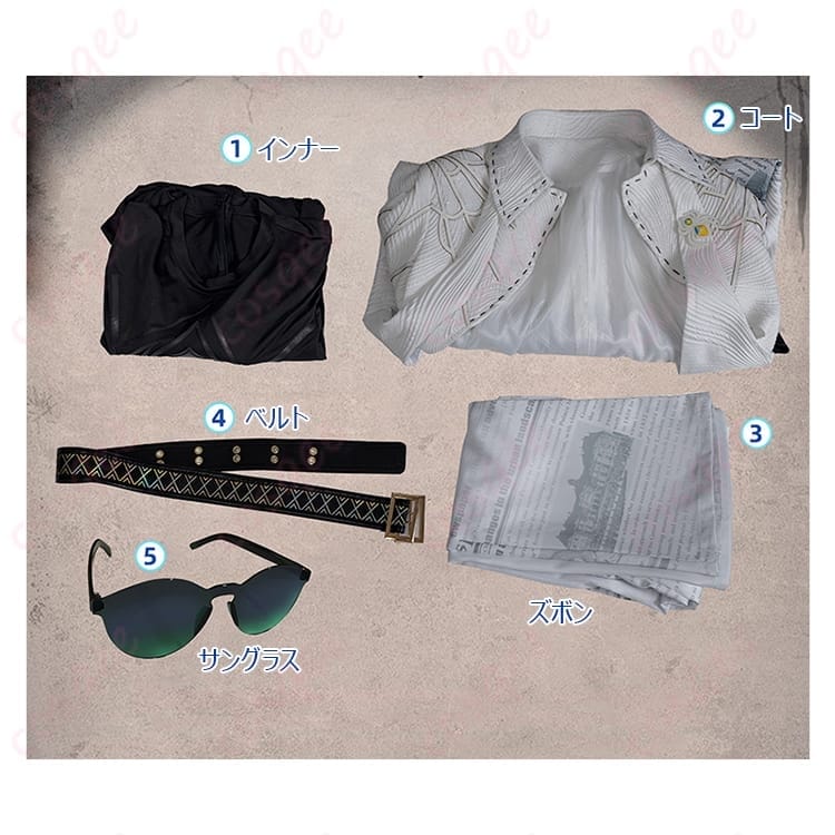 Identity V 冒険家 カート・フランク 編集長スタイルのコスプレ衣装｜写真映えと動きやすさを両立 - 4枚目の画像