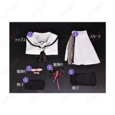 Summer Pockets 鳴瀬しろは/空門蒼の清楚コスプレ衣装 爽やか配色で写真映えもばっちり - 6枚目の画像（サムネイル）