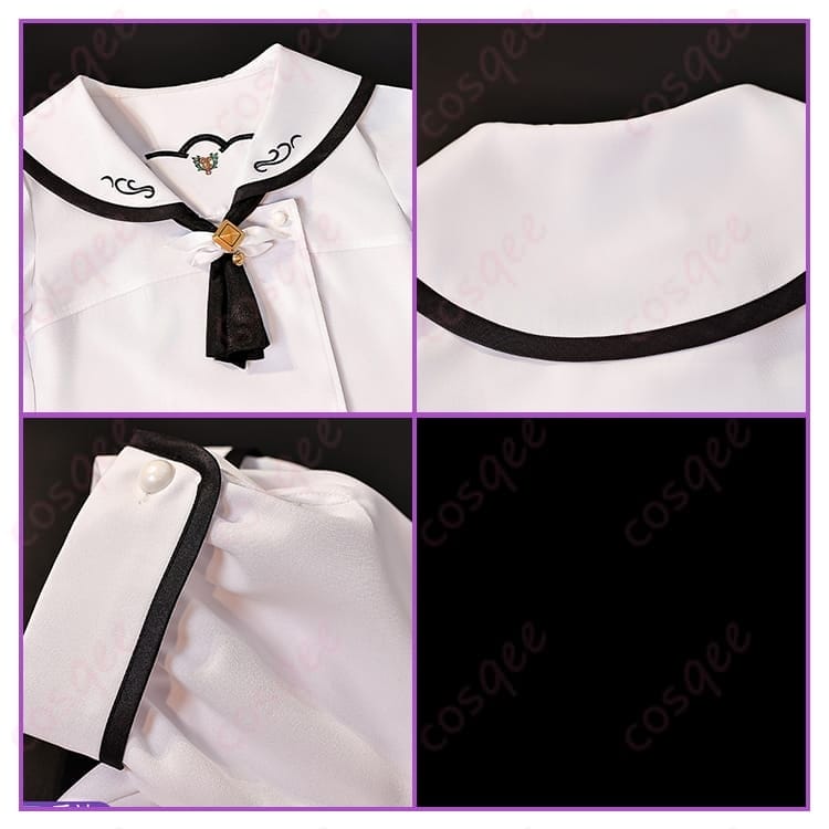 Summer Pockets 鳴瀬しろは/空門蒼の清楚コスプレ衣装 爽やか配色で写真映えもばっちり - 5枚目の画像