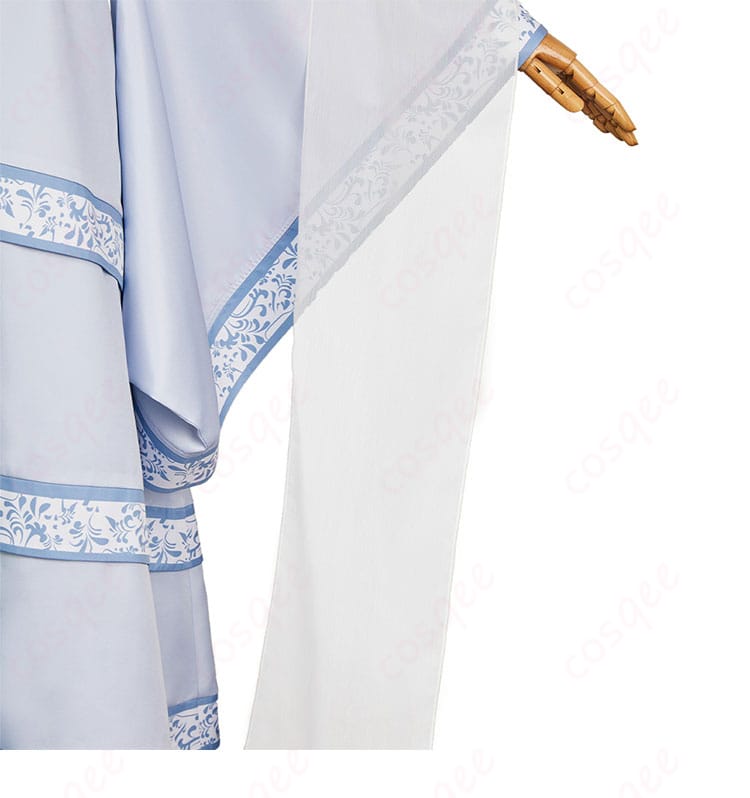 薬屋のひとりごと 壬氏(ジンシ) コスプレ衣装 月精の衣袖装飾の詳細。