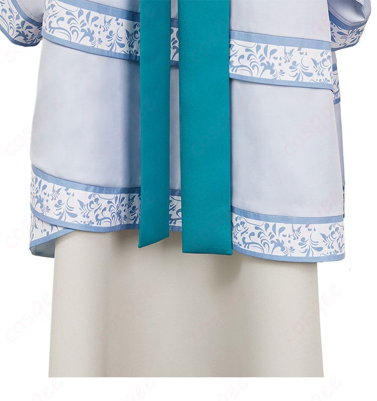 薬屋のひとりごと 壬氏(ジンシ) コスプレ衣装 月精の衣摆装飾の詳細。