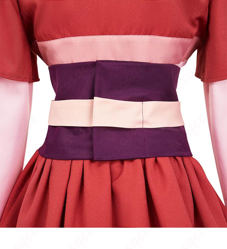 薬屋のひとりごと 猫猫(マオマオ)コスプレ衣装背面のデザイン。後ろ姿まで完璧に再現された衣装の細部。