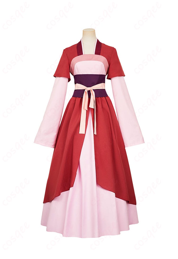 薬屋のひとりごと 猫猫(マオマオ)コスプレ衣装正面図。細部まで忠実に再現されたデザインが特徴。