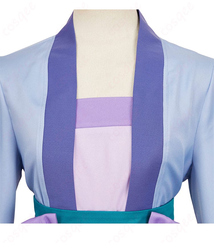 薬屋のひとりごと 猫猫(マオマオ) コスプレ衣装の服の領口装飾細節。エレガントで美しい装飾