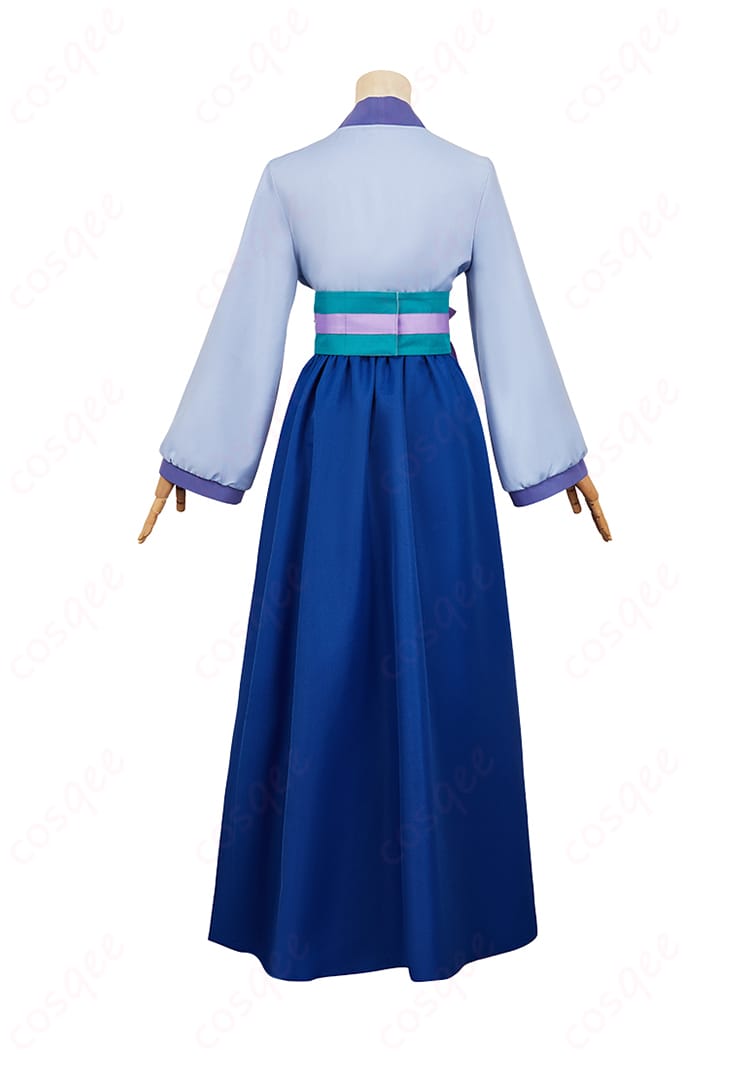 薬屋のひとりごと 猫猫(マオマオ) コスプレ衣装の背面図。細部までこだわった衣装の後ろ姿