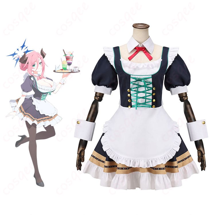 ブルーアーカイブ 牛牧ジュリ コスプレ衣装 アルバイト版 服装とキャラクターの再現度が高い。