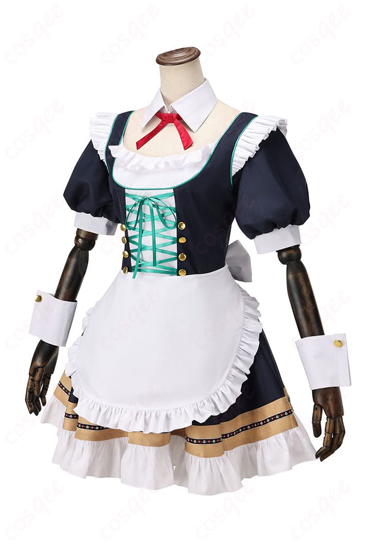 牛牧ジュリ コスプレ衣装 アルバイト 側面から見た美しいラインとディテール。