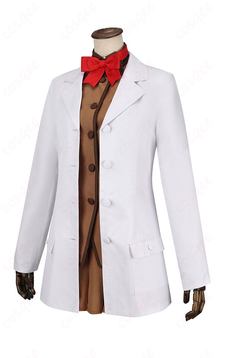 間桐桜 コスプレ衣装の側面図。袖口や腰部分の細かいディテールを確認できます。