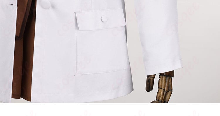 間桐桜 コスプレ衣装の衣袋と袖口の装飾ディテール。細かい縫製と高品質な仕上がり。