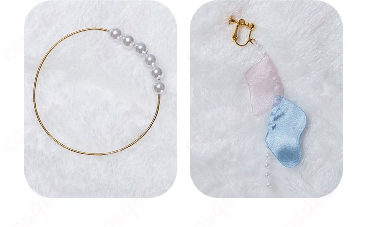 アクセサリーとイヤリング装飾ディテール - 首飾りとイヤリングのディテール、個性が光る