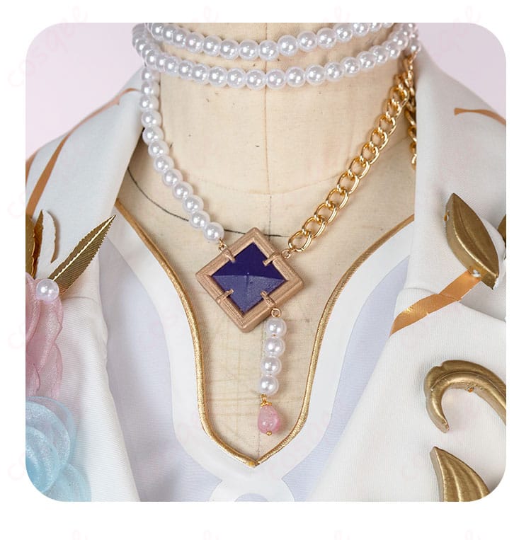 首飾り装飾ディテール - 細部まで忠実に再現された首飾り、デザインの美しさ