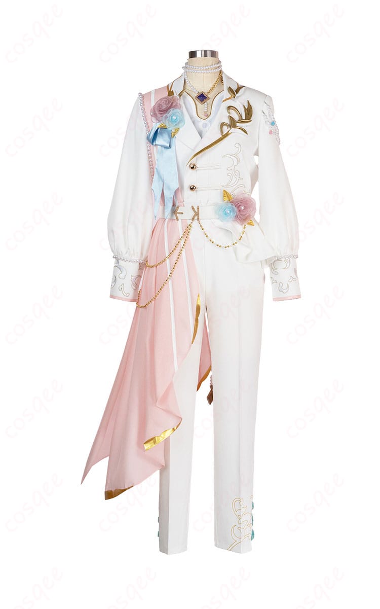 商品正面図 - あんスタ葵ひなた・葵ゆうた天音色コスプレ衣装、前面詳細