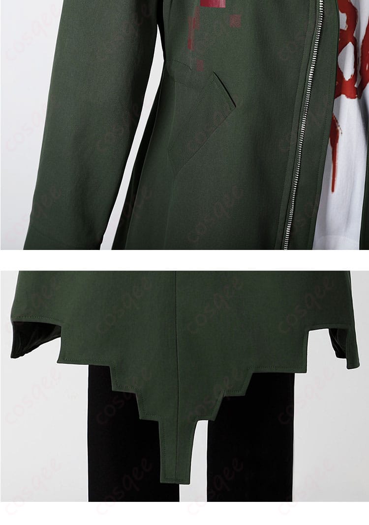 スーパーダンガンロンパ2 狛枝凪斗 コスプレ衣装 衣袖と衣摆の装飾細部 目を引くデザイン