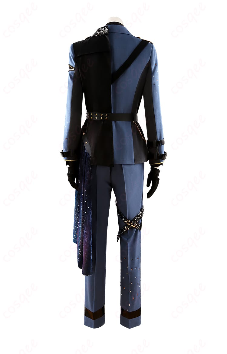 コスプレ衣装の背面画像。後ろから見たデザインや装飾がしっかりと見える画像。