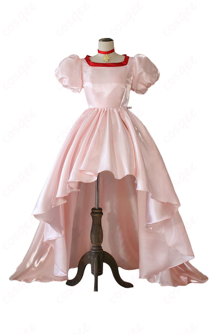 木之本桜 コスプレ衣装の正面画像。なでしこ祭 劇の衣装、細部まで忠実に再現されたデザイン。