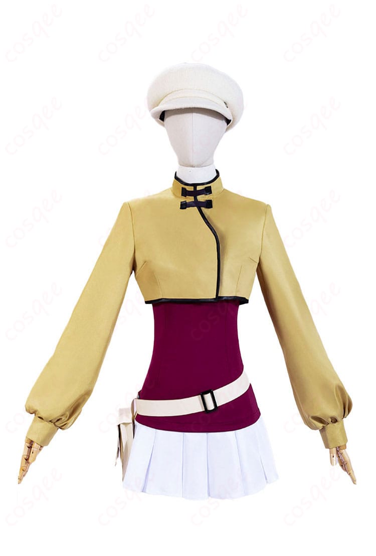 C.C.コスプレ衣装正面の詳細、コスプレイベントに最適な美しいデザイン