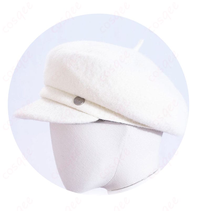 C.C.コスプレ衣装の帽子装飾、エレガントで魅力的なデザイン