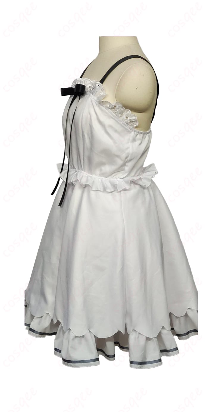 錦あすみ コスプレ衣装 スカートの右側装飾詳細。優れた縫製とデザインが光る衣装のディテール。