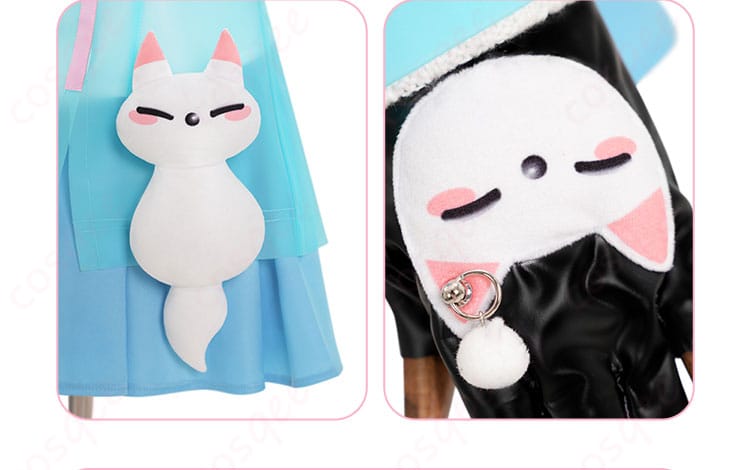 オーバーウォッチ 2 キリコ コスプレ衣装 服と手袋装飾の詳細